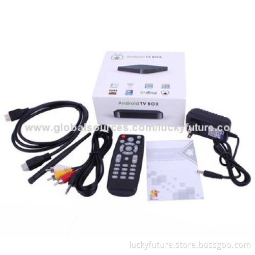 RK3188 Quad-core Android 4.2 HD TV Player with Wi-Fi/BT/2GB/8GB/HDMI/USB2.0/LAN/AV/Remote Control